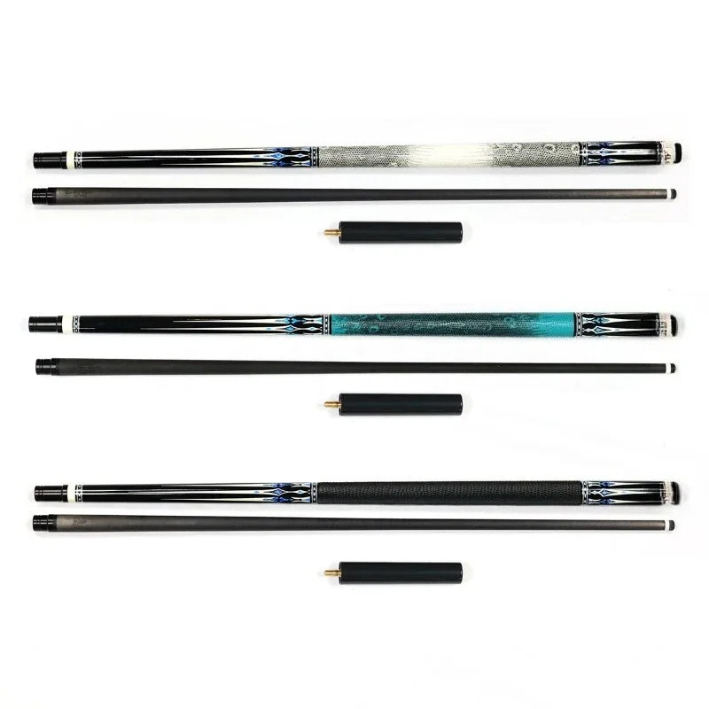 High quality carbon fiber 11.5/12 1/2 pool club tacos with leather grip and extensions