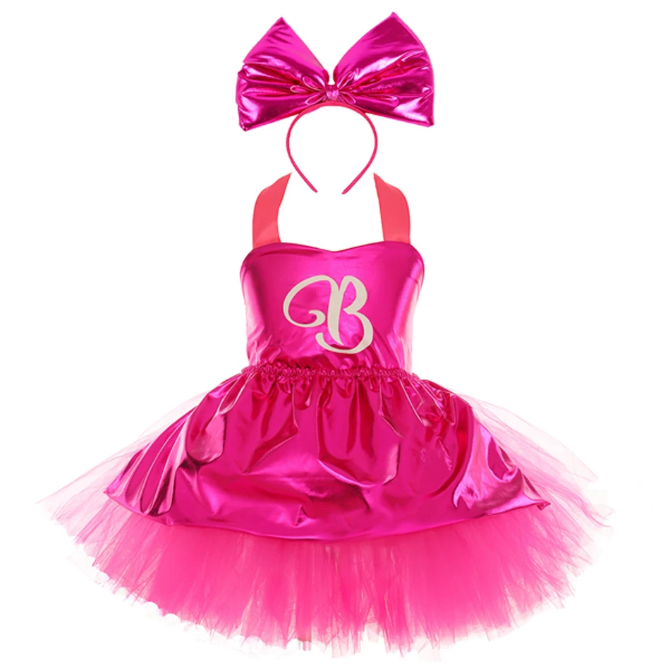 Girls Sparkly Cheerleading Tutu Dress 3-Color Costume Set with Hair Bow Pom Poms Knee High Socks for Dance Performance Party