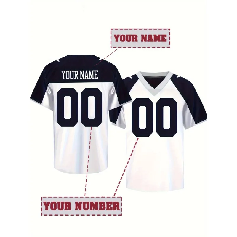 

Футболка на заказ, мужская футболка с вышивкой имени и номера, повседневная летняя тонкая мужская домашняя одежда для фитнеса, футболка с короткими рукавами Personnalisé