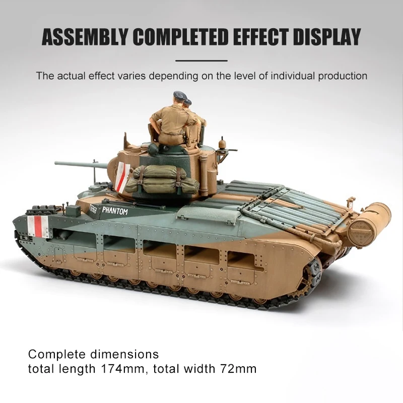 TAMIYA Assembled Tank Model Kit 35300 British Infantry Tank Mk.IIA 1/35