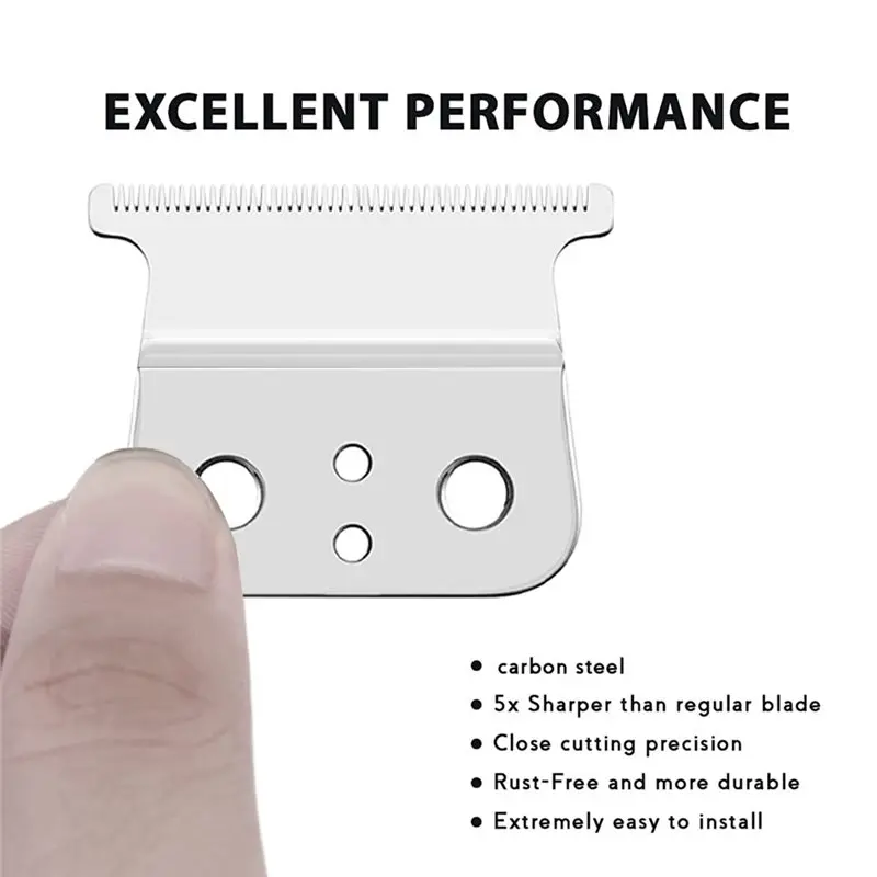 لـ Andis T Outliner متوافق مع 2 قطعة شفرات بديلة لقادين الشعر Andis 04710 04521