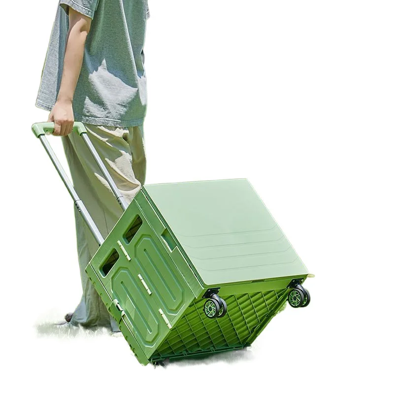 

Outdoor camping portable, light camping trolley, folding tie rod