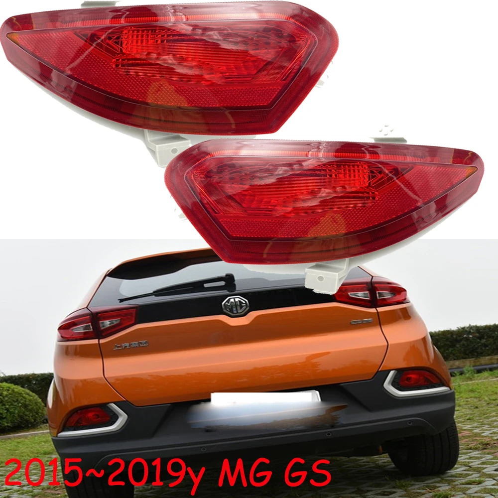 1pcs car accessories bumper tail light MG GS Taillight 2015~2019y Reflector Taillamp MG GS fog lamp