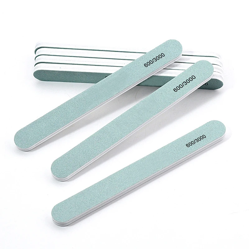 5/10 Pcs Pro Nail Files Buffer 600/3000 Grits Nail Art Sanding Buffing Manicure Pedicure Tools Set Polish Buffer Sponge Board