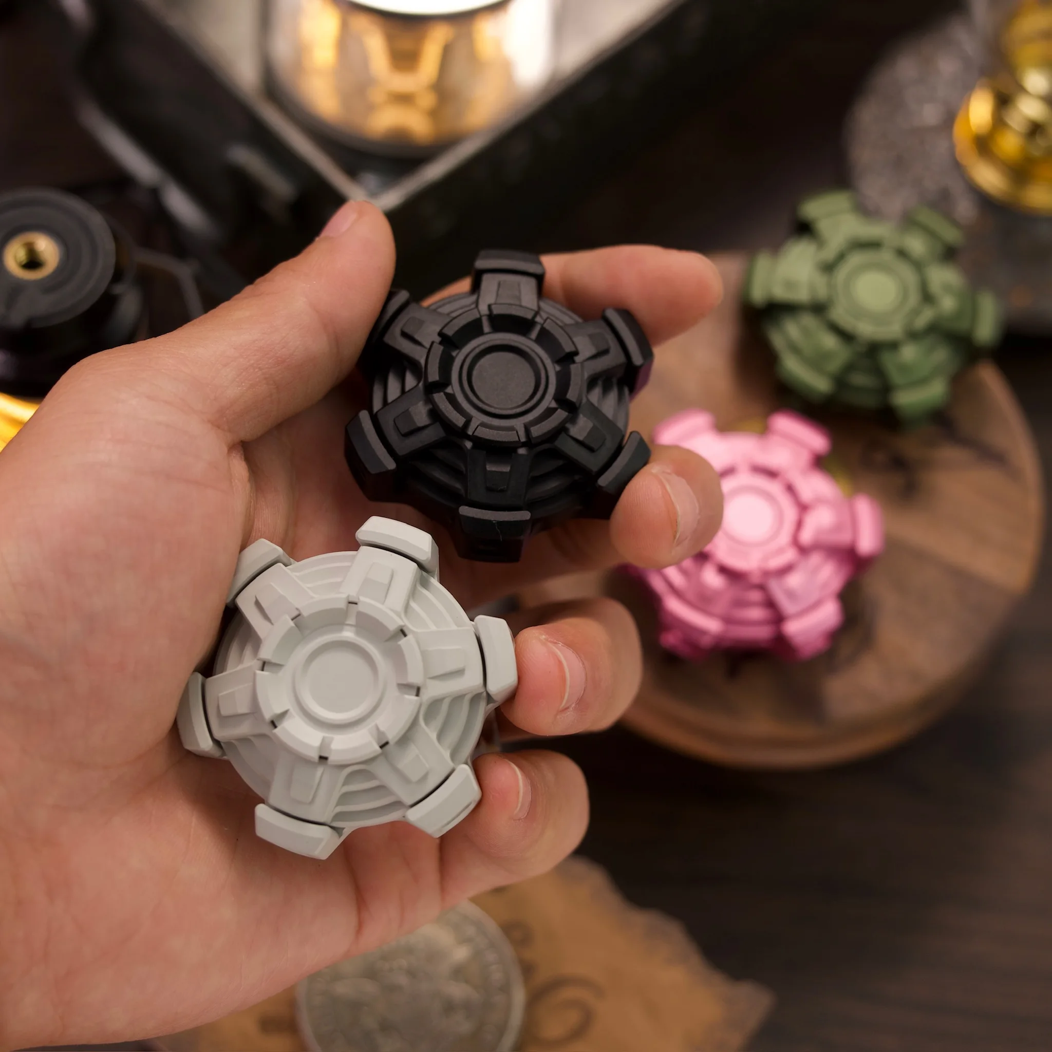 9Hands EDC Machinarium 3.0 Aluminum Co-branded Spinner Trendy Adult Metal Stress Relief Toy