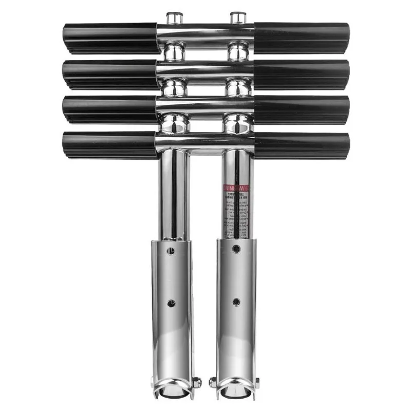 Marine stainless steel sewer ladder yacht speedboat hidden folding telescopic ladder deck ladder marine hardware accessories