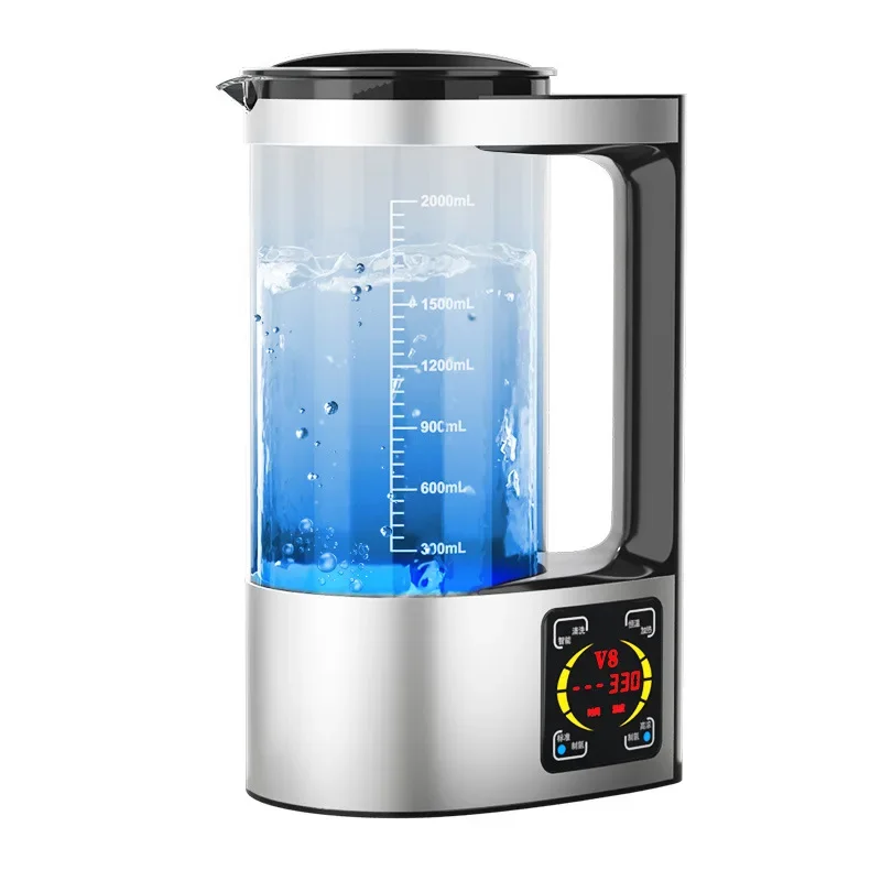 

100-240V 2L Electric Hydrogen Rich Water Kettle Ionizer Machine Water filter Drink Hydrogen Generator