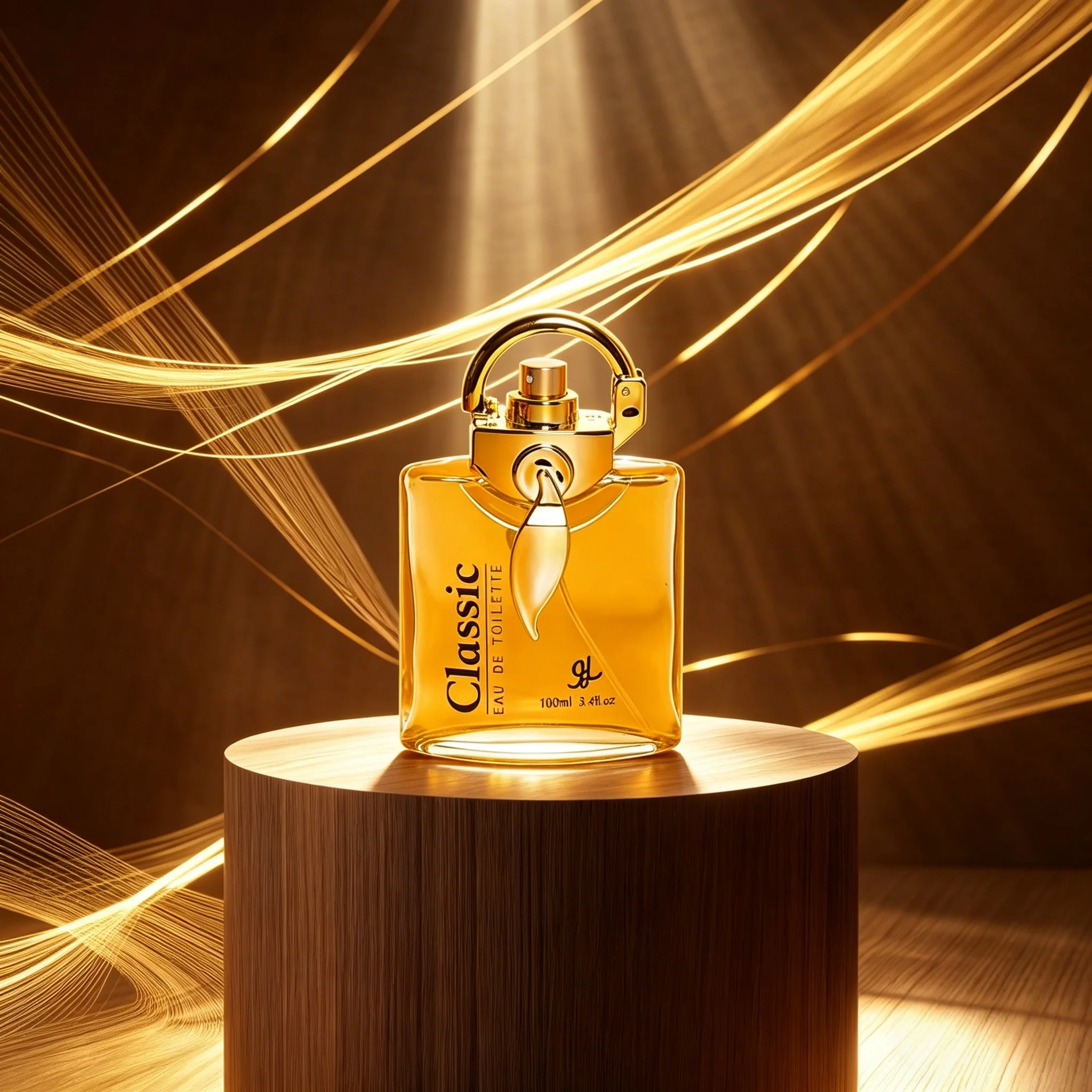 

Long-lasting fragrance spray – women's perfume; Arabian Dubai Golden 100ml – floral scent men's perfume.