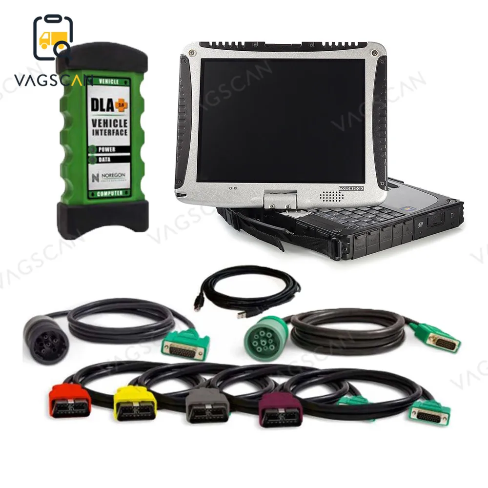 

CF-19 Laptop with Truck diagnostic Scanner for J1309 2 Heavy Duty Commercial Diagnostic tool