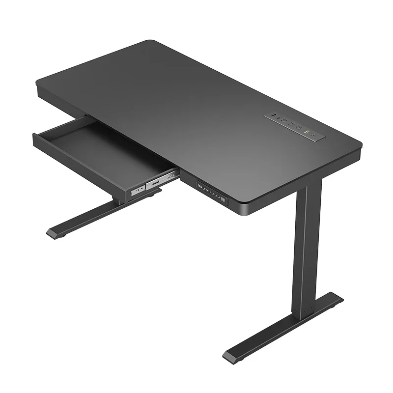 Intelligent single motor lifting multi-function with drawer lifting table power strip USB/Type C interface