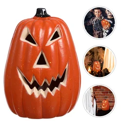 Lámpara de fiesta de Halloween Calabaza Fantasma Festival Luces decorativas Linterna LED Linternas de calavera (2 piezas) Favor Decoraciones naranjas Interior