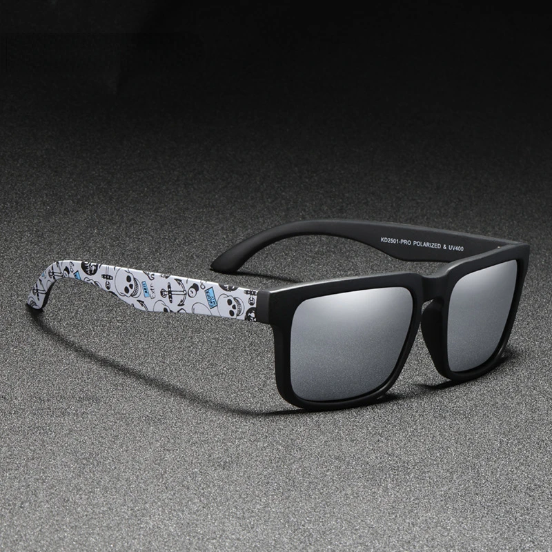 1PC New Polarized Designer Square Sunglasses Men or Women Elastic Paint Frame Mirror Sun Glasses Multi-color Available