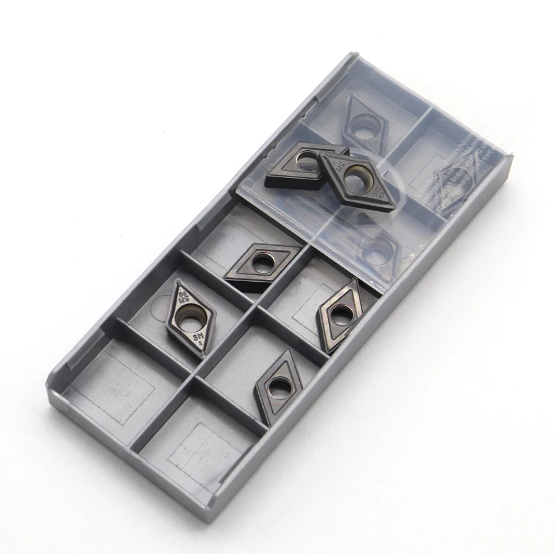 10 Chiếc DCMT11T308-SM IC907 IC908 Carbide Chèn Nội Bộ Dụng Cụ Xoay Dao Phay CNC Công Cụ Phụ Kiện Cho DCMT11T308 Lưỡi Dao