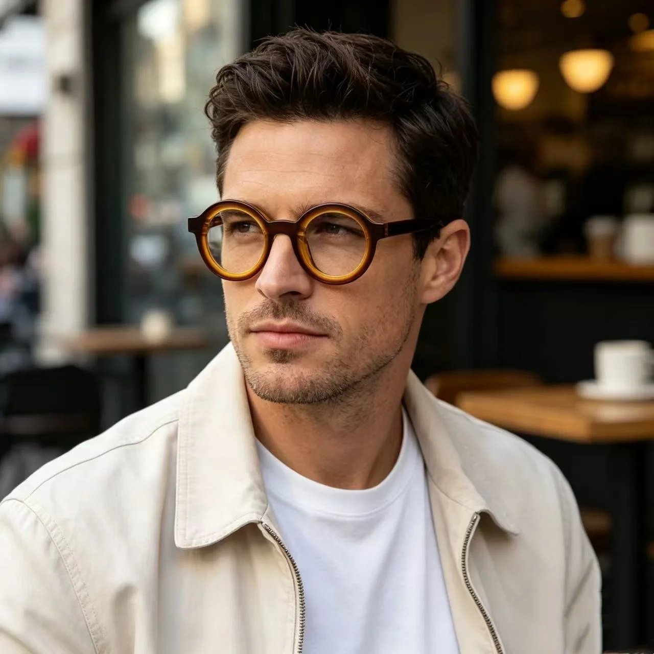 Acetate Glasses Frame Anti Blue Light Reading Glasses Men Retro Optical Prescription Glasses Fashion Women Eyewear