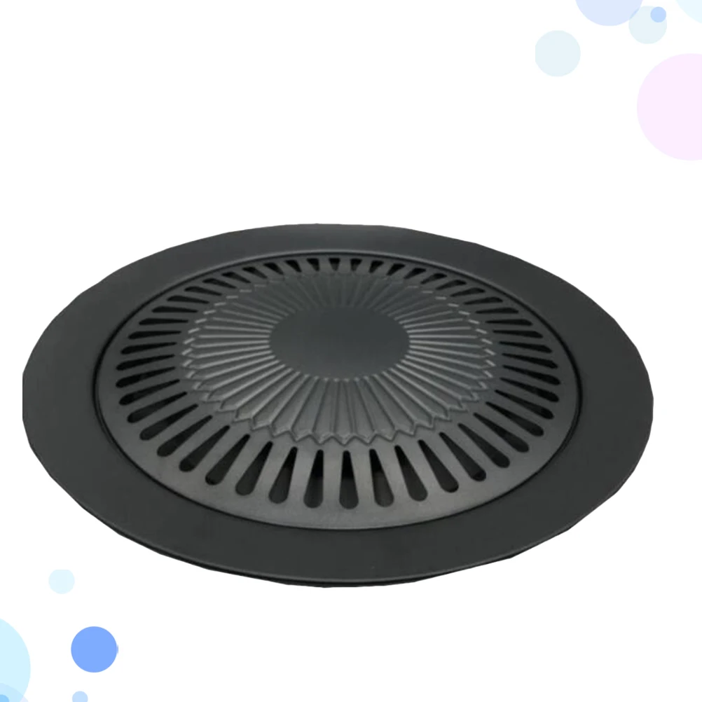 

Barbecue Tray Baking Pan Non Stick Cassette Bakeware Chicken Grill Plate Outdoor BBQ Tool Metal Heat Distribution