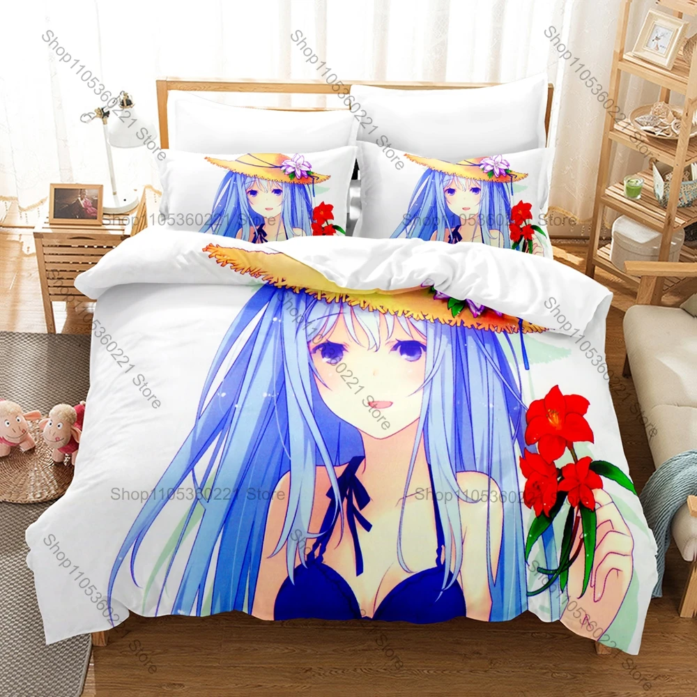 OreShura Fan Merch Duvet Cover + 2 Pillowcases, Stylish Art Print Bedding for Anime Enthusiasts Collection