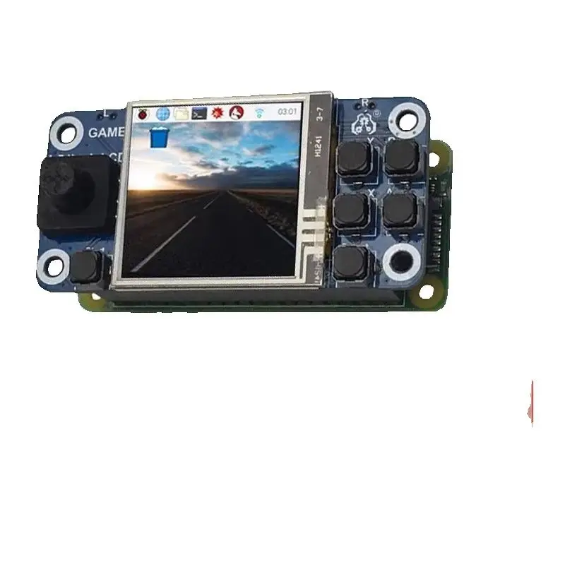 Raspberry Pi Zero 2W Mini Game Console with 1.54 Inch LCD Resistive Touch Screen Supports Retropie