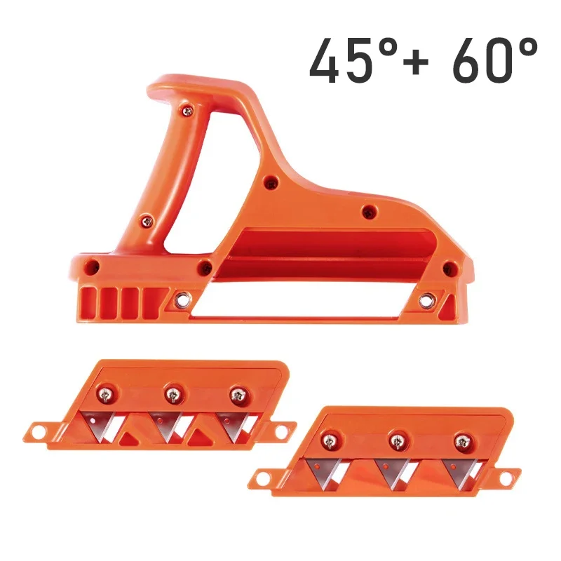 Plasterboard Quick Cutter, Gypsum Board Hand Plane, Drywall Edge Chamfer, Woodworking Cutting Tool, 45 °, 60 ° Trimmer Hand Tool