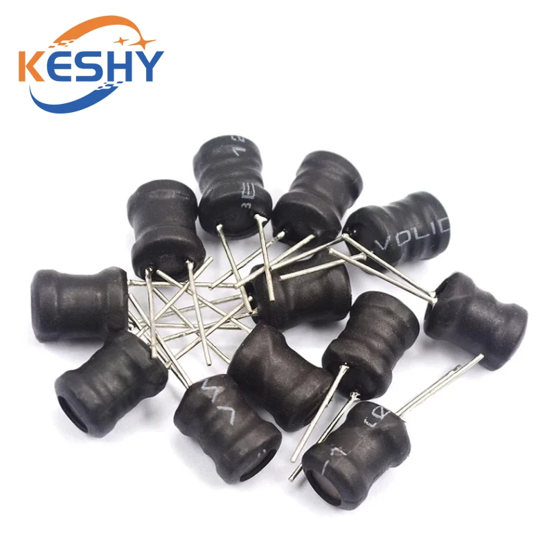 10PCS DIP Power Inductor 8X10MM 2.2UH 4.7UH 10uH 22uH 100uH 150uh 220uH 330uH 470uH 1MH 2.2MH 4.7MH 10MH Inductance 8*10mm 2Pin