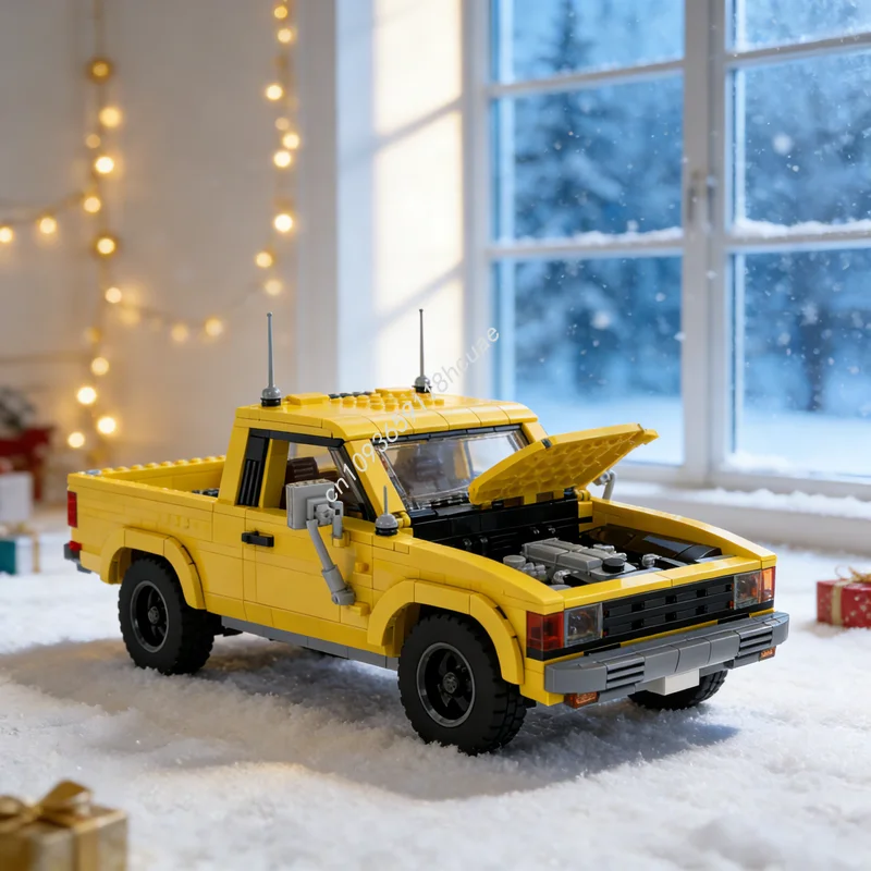 ตัวต่อ MOC ไอคอน พิซซ่า แพลนเน็ต ทรัค 1732 ชิ้น ของเล่นตัวต่อสถาปัตยกรรม ของขวัญคริสต์มาส ไอเดียสร้างสรรค์ DIY ตัวต่อเสริมพัฒนาการ