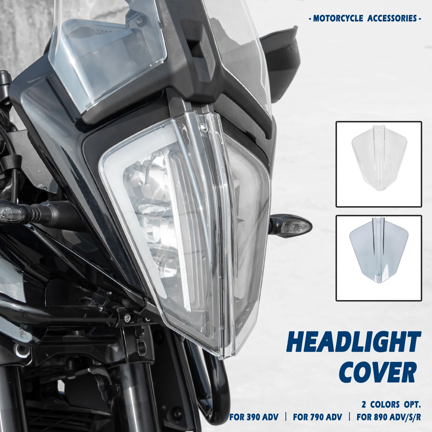 

For 390 ADVENTURE SW 790 ADV Adv 890 Adventure S R 2019-2023 Motorcycle Headlight Protector Grille Guard Cover Protection Grill