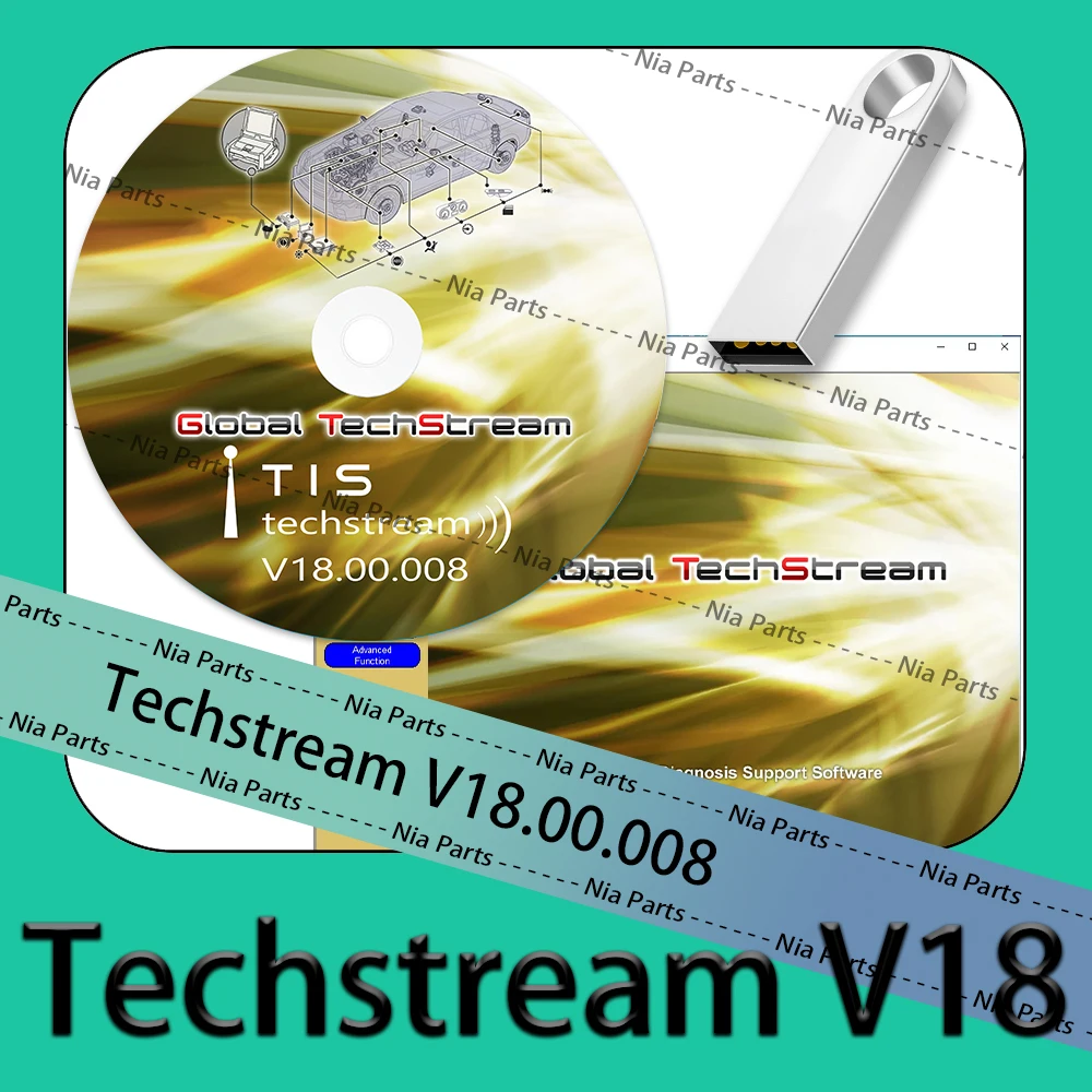 

Techstream V18.00.008 Scanning tool VCI Diagnostic software Work with OTC Scanner MINI VCI Automobiles and car parts Auto Repair