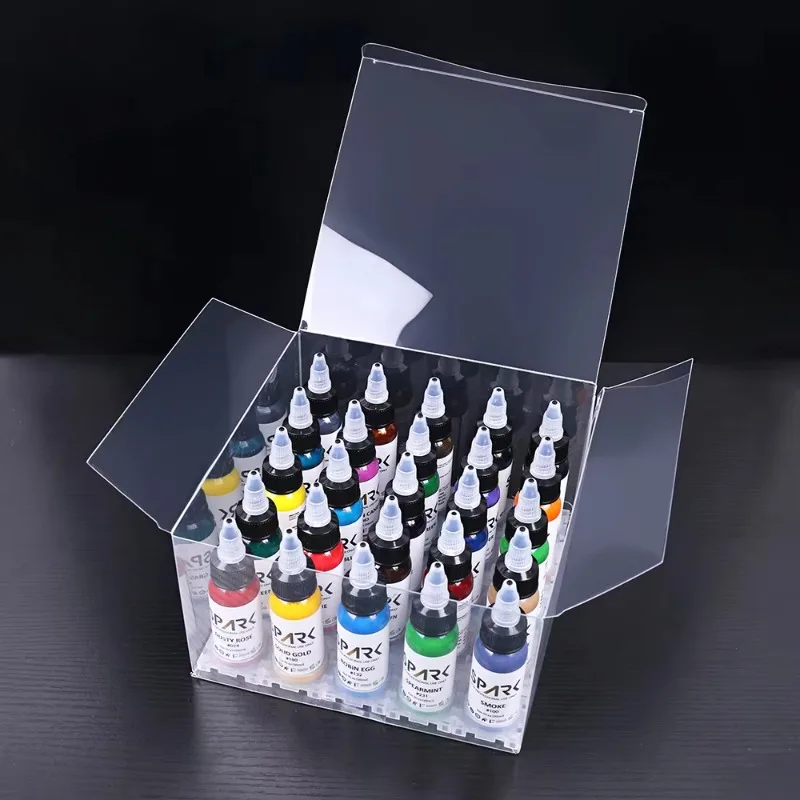 Organic Long-lasting & Fast Premium 25 Colors Micro Pigment Tattoo Ink Set for Tattooing and Body Art