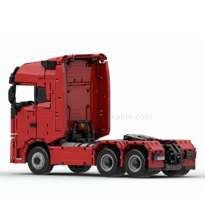 MOC-221782 Camion da trasporto FH16-750 Camion 6X4 Building Block Modello 2636 Parti MOC Creativo Ragazzo Bambini Compleanno Building Block Giocattoli