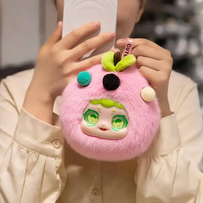 Nuova simulazione Macaron Doll Zaino Ciondolo Portafoglio Riempimento Peluche Cartoon Anime Simpatico regalo di compleanno per bambini Bambola divertente
