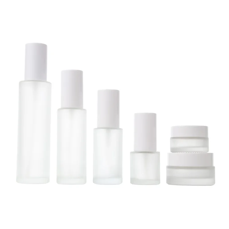 

20g30g50g20ml60ml100ml120ml frosted glass bottle jar pot tin lotion emulsion serum foundation cream gel eye essence skin packing