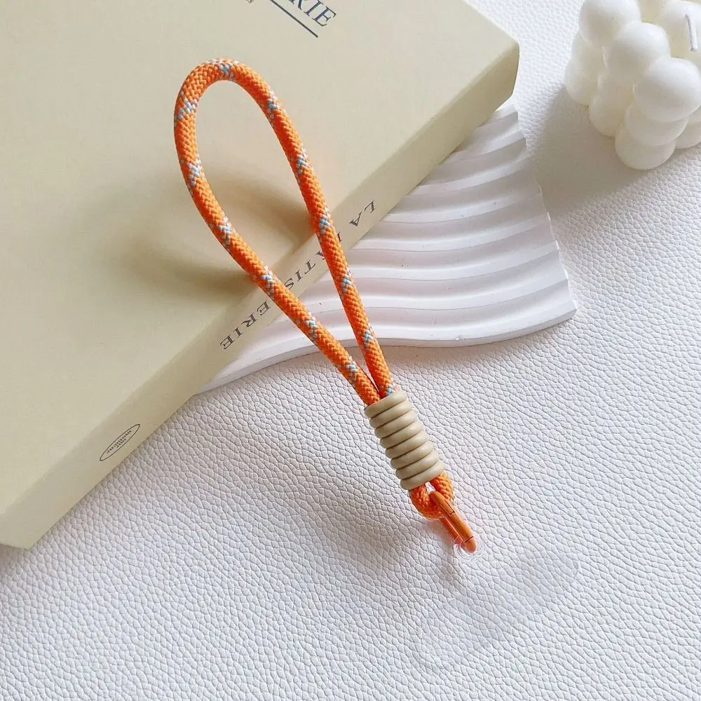 Universal Mobile Phone Lanyard Strap with Patch Anti Fall Wrist Strap Short Rope Detachable Hanging Chain Ring Cord