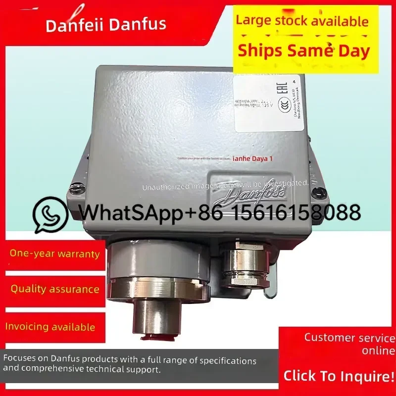 Danfoss KPS45 Pressure Switch 060-312166 060-3121 1/4 Inch Automatic Heavy Duty Industrial Control Valve Complete Parts Model