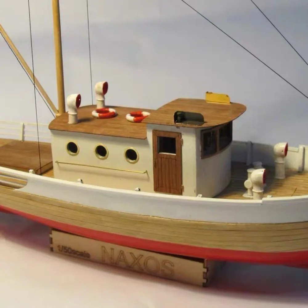 1/50 محاكاة Naxos المراكب الشراعية 32.8 سنتيمتر ثلاثية الأبعاد الكمبيوتر المساعدة تصميم خشبي المراكب الشراعية أطقم منمذجة الصبي لعبة هدية الحلي
