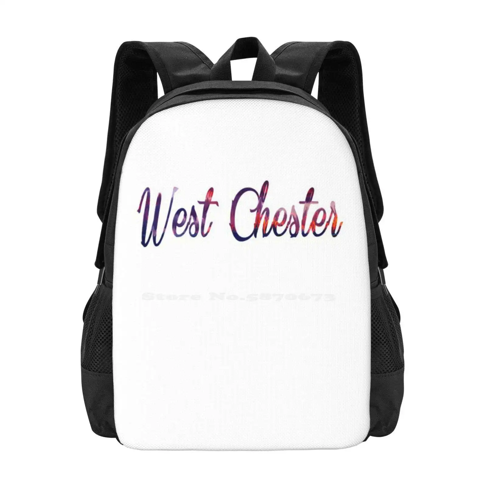 West Chester Pennsylvania Hot Sale Schoolbag Backpack Fashion Bags West Chester Pennsylvania Sunset Multicolored Rainbow Tallys