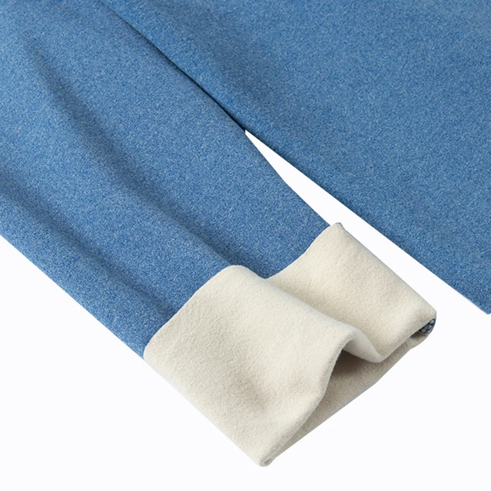 طقم ملابس داخلية حرارية للرجال بيجاما مطاطية على الوجهين بيجامة مخملية قطيفة للرجال طقم ملابس منزلية حرارية رفيعة ملابس نوم صلبة #6