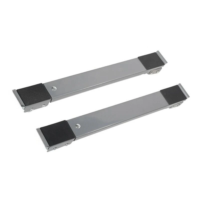 Adjustable Stainless Steel Refrigerator Rack for Washing Machines 45-70 cm Rust-Proof Shock-Proof Supports Up to 200kg A
