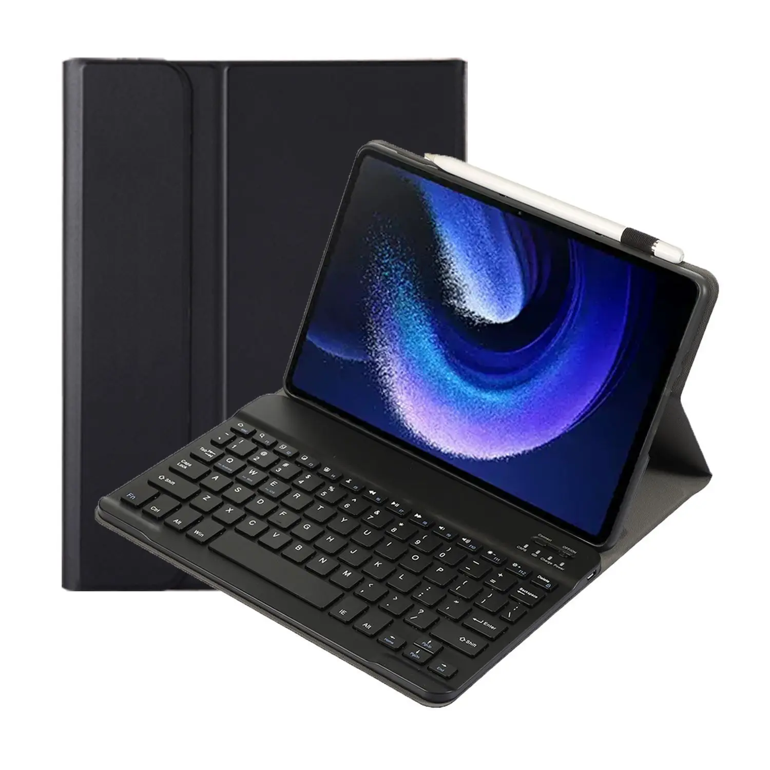 

Touchpad Keyboard For Samsung Galaxy Tab Tab S11 5G 11 Inch 2025 Model SM-X730/X736B WIth Detachable Keyboard With Leather Case