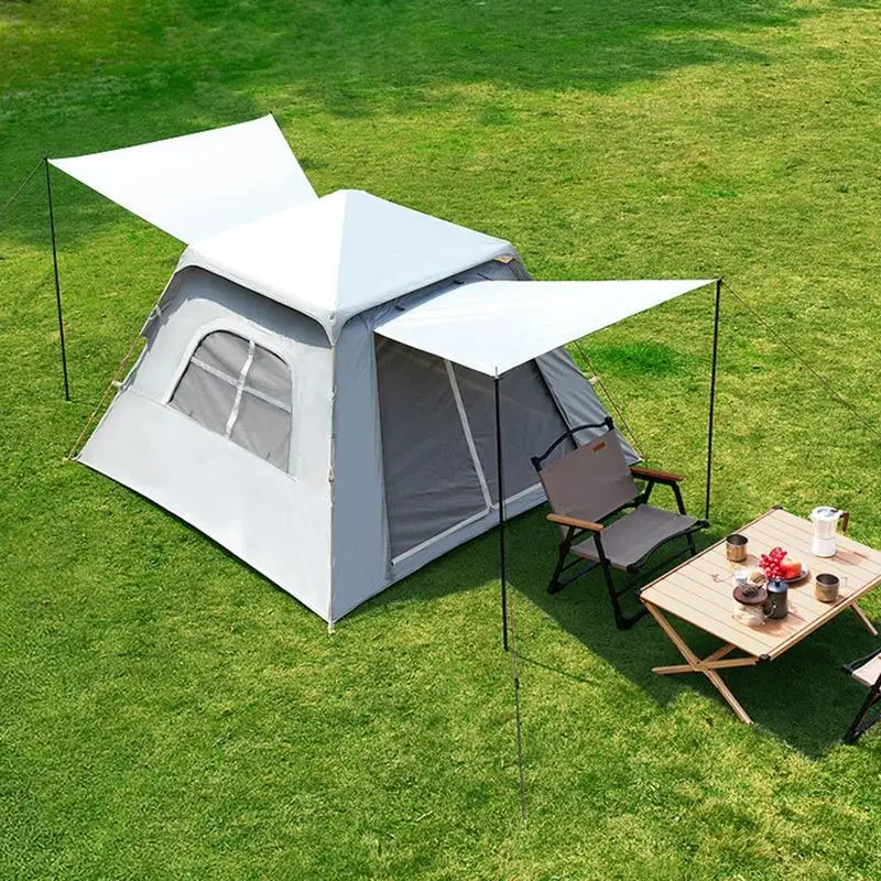 

Tents For Camping No Need To Set Up A Tent 3-4 People High-Strength Sunscreen UPF50 Five-Sided Ventilation For BBQ Party Garden