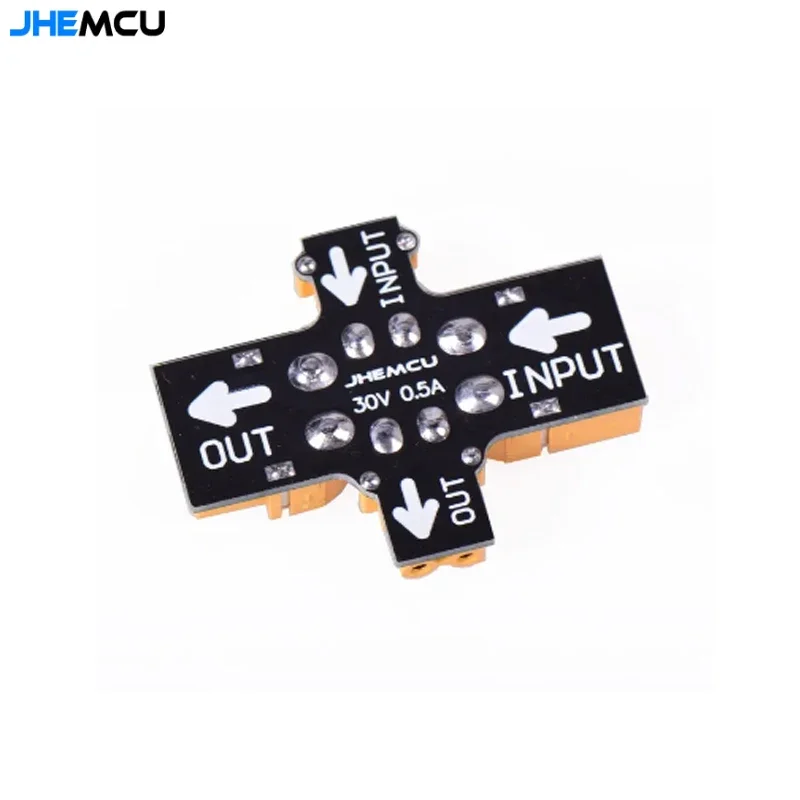 JHEMCU-أداة اختبار الدخان ذاتية الشفاء لنموذج RC ، طائرة بدون طيار FPV والقوارب ، سدادة ذكور وإناث ، XT30 XT60 ، 1-6S