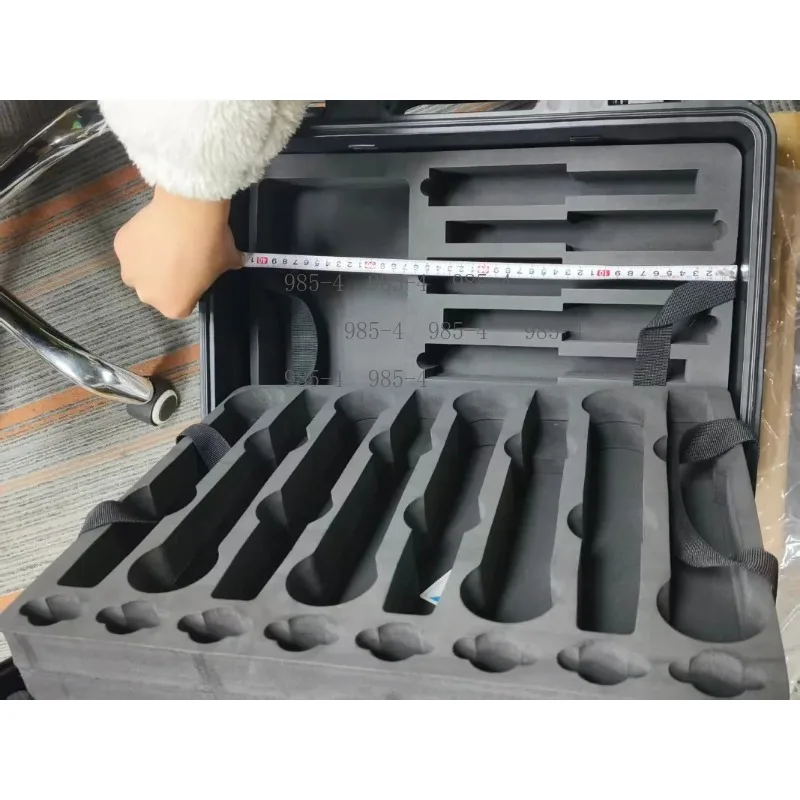 Double-layer Microphone Storage Case PP Inner Cotton Design For 8+8 And Head-mounted Microphone