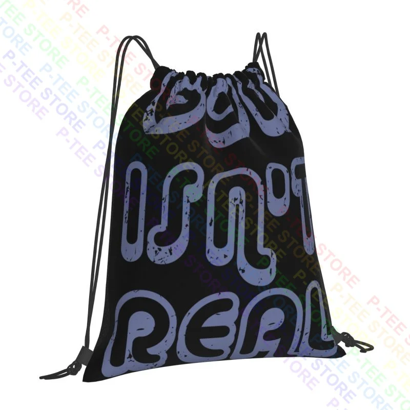 God Isn'T Real Drawstring Bags Gym Bag Newest Portable Lightweight Large Capacity