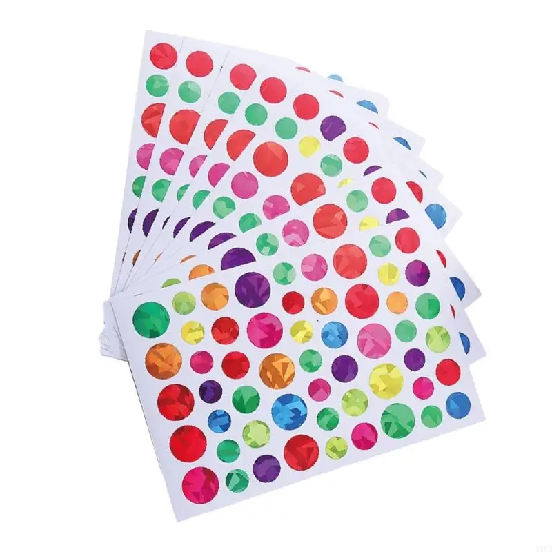 

Glittering Star Sticker 960/1080/1380Pc sHeart/Star Wrapping Sticker for Craft