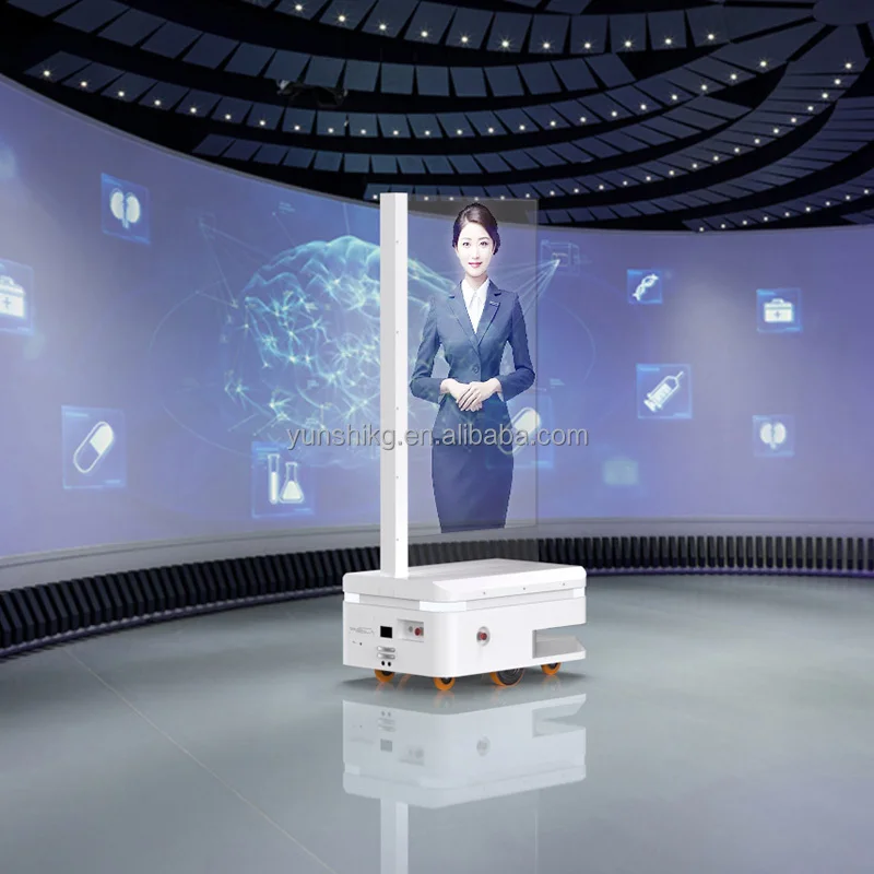 Robot automatico per evitare ostacoli Display touch screen Display pubblicitario Oled Navigatore Modello grande Macchina all-in-one