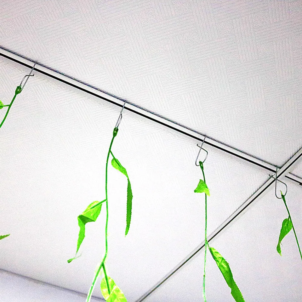 50 Pcs Ceiling Hanging Clips Flower Hook Hooks for Classroom Hangers Decoration