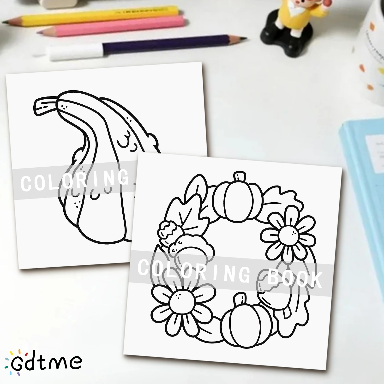 FALL VIBES Bold-easy Patterns Coloring Book for Adults Cute Drawing Book Perfect Gift for Party and Birthday