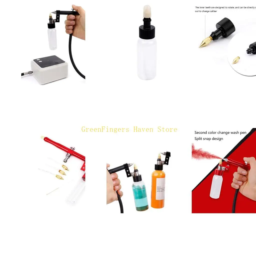 F68D Guns Set Special Handheld Paint Guns For Coloring Model Cake Decorations Makeup