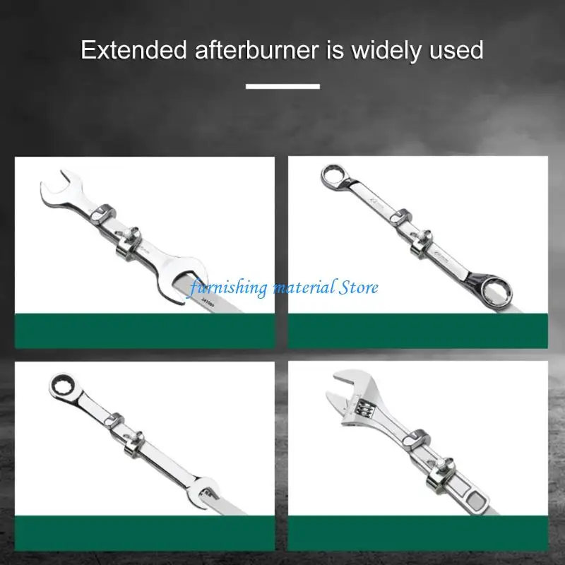 

Y5GD Wrench Adapters Spanner Extender Featuring Hexagonal End Connection Enhances Grip For Mechanical Maintenance Work