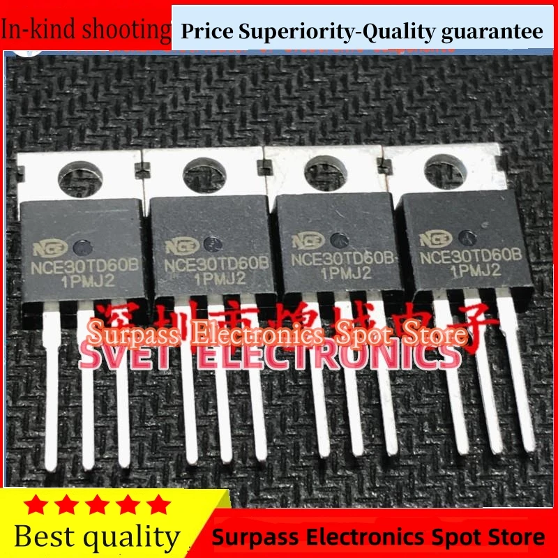 10PCS-50PCS  NCE30TD60B 30A 600V IGBT   TO-220  Original  Fast shipping