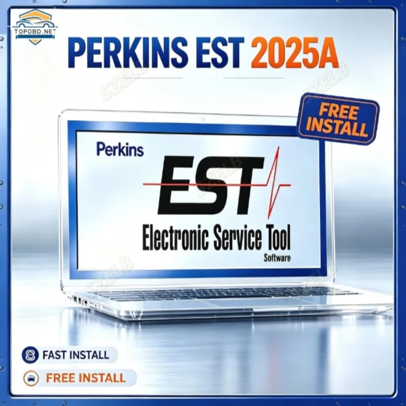 Newest perkins est 2025A for Electronic Service Tool for one laptop install  Diagnostic Program Free Help Install