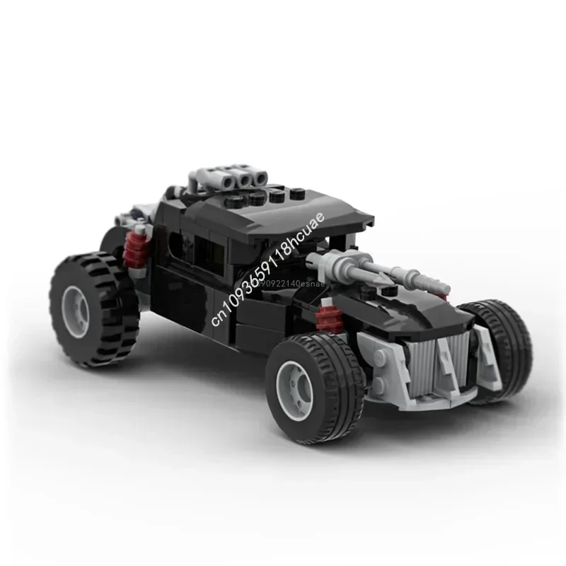 

Hot City Champions SuperCar Cranky Black Moc Building Blocks Racing Technique Creative Garage DIY Toys Kids Christmas Gifts